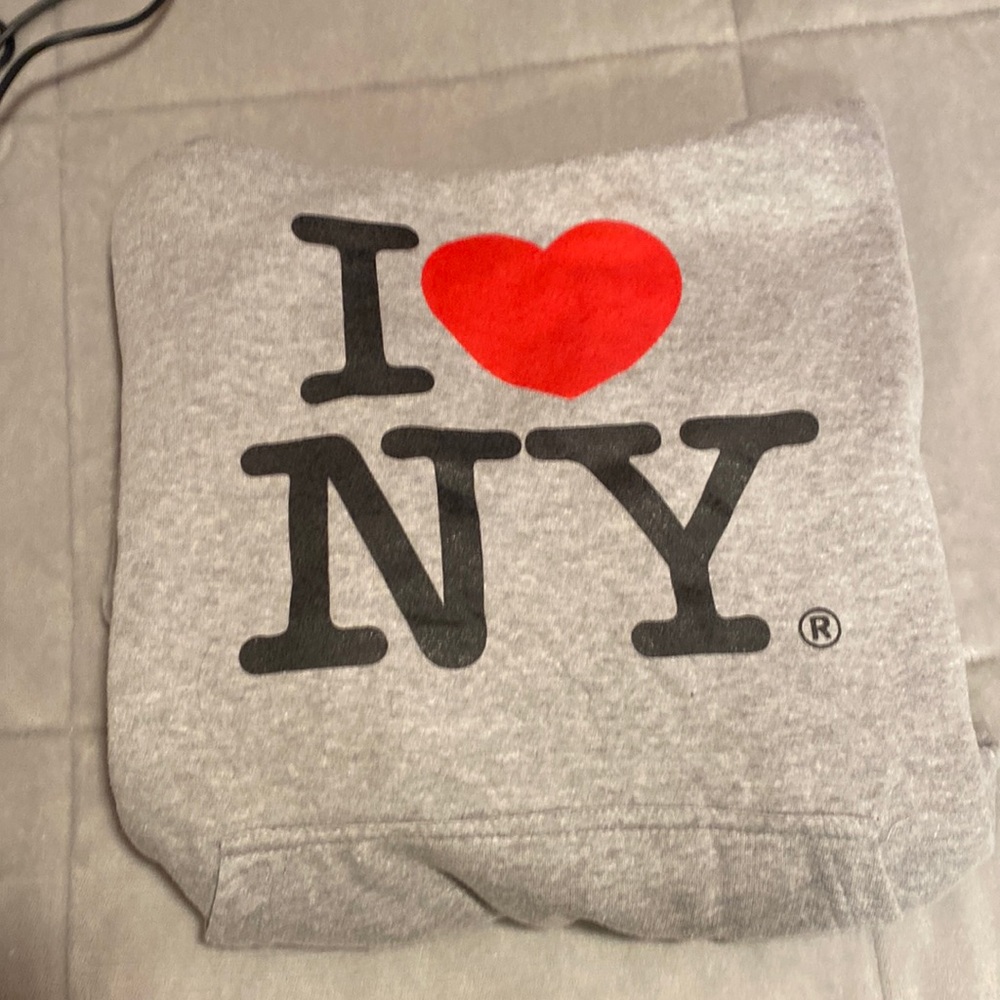Medium Grey I heart NY sweatshirt